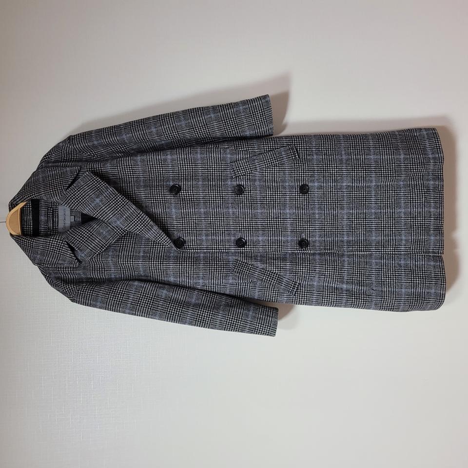 남성 캘빈클라인진 겨울 체크 코트 J307489