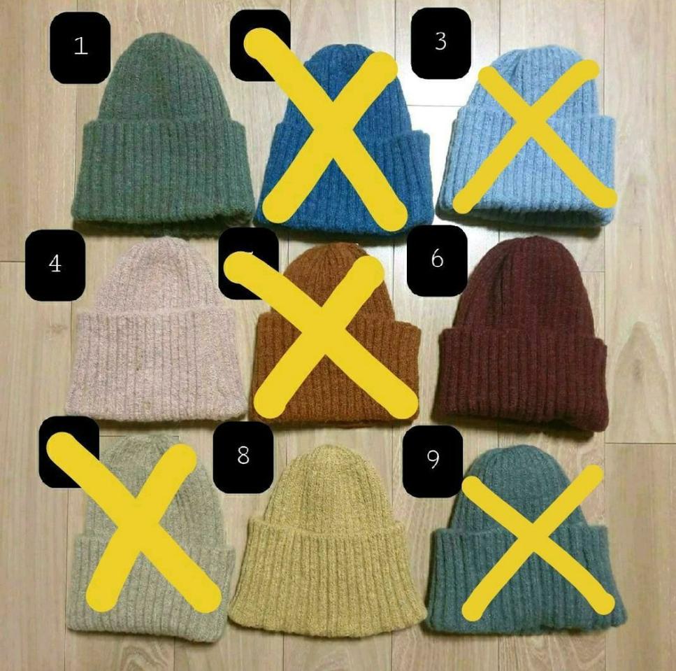 니트 비니 4컬러