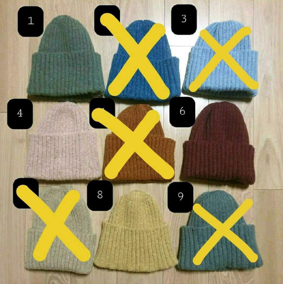 니트 비니 4컬러