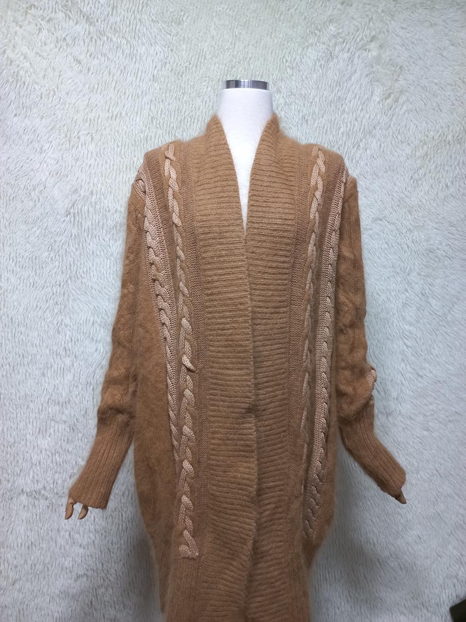 BEY PARTY 캐시미어 춘추동 케이블 여성 여자꽈배기니트롱가디건코트M