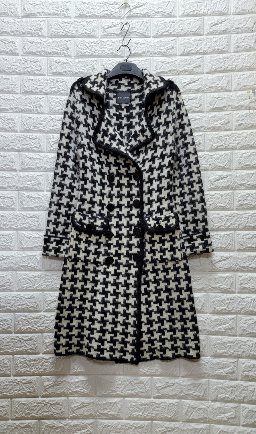 나이스클랍 모혼방 니트롱코트(90)