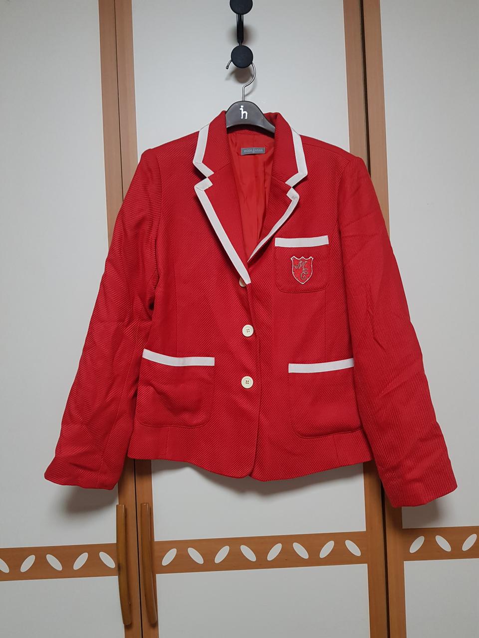 이태리 모다까리나 레드 빨간자켓 s