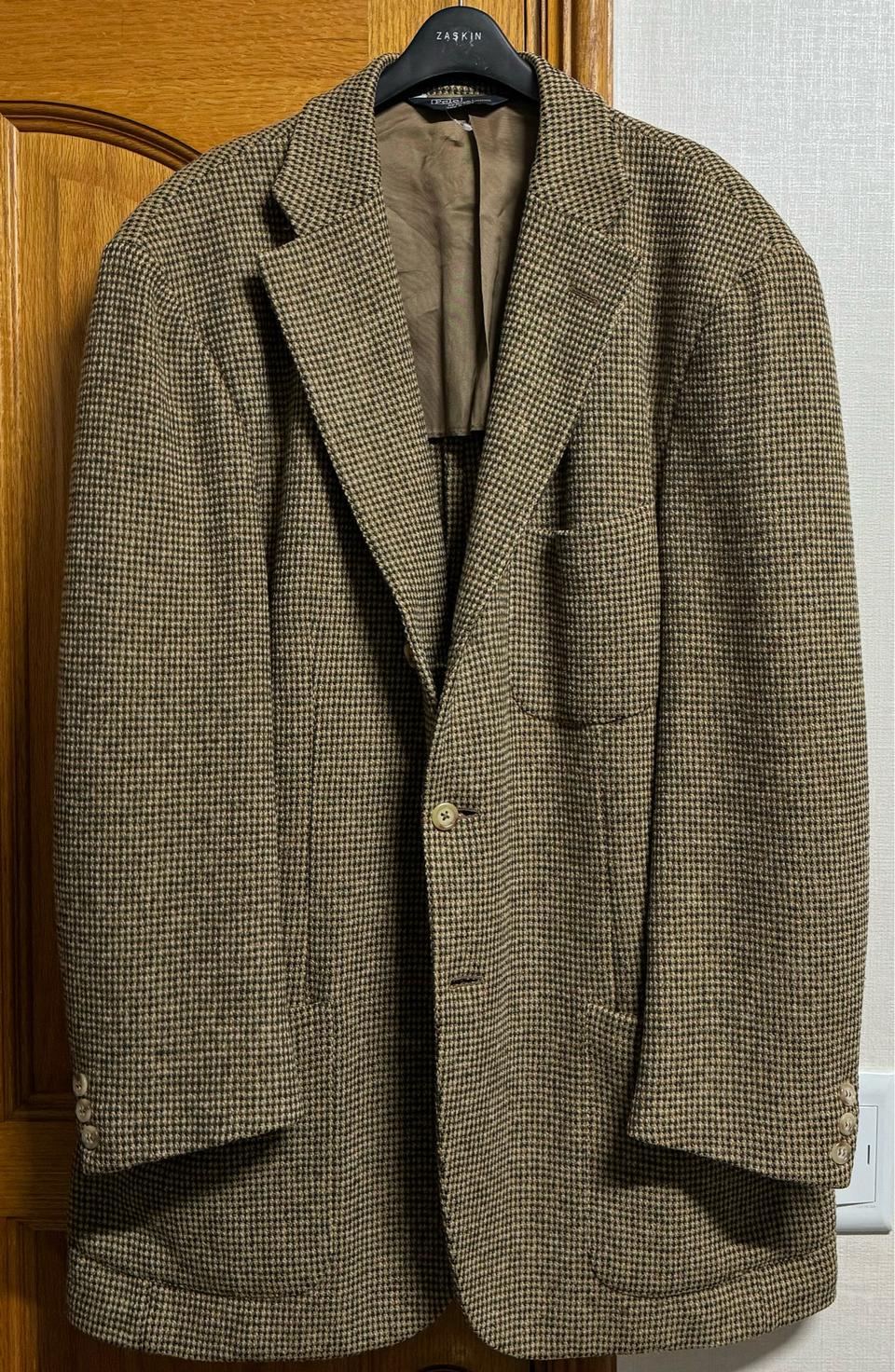 폴로 랄프로렌 이태리제품 브라운 울100 블레이저 자켓 105