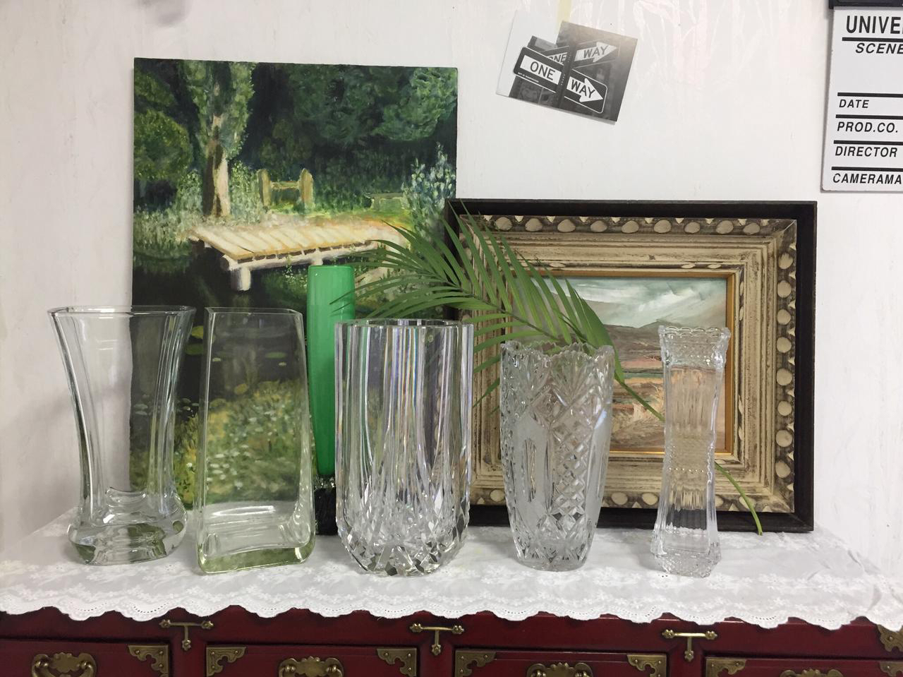 수입 크리스탈 화병모음