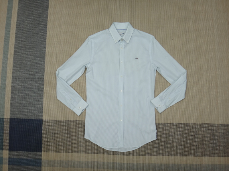 (슬림95) 라코스테 잔스트라이프 슬림핏 셔츠