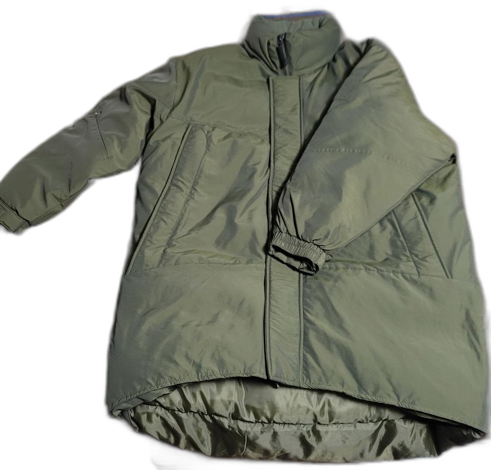 [새제품]몬스터 오버핏 개파카 카키 M사이즈 웰론충전재