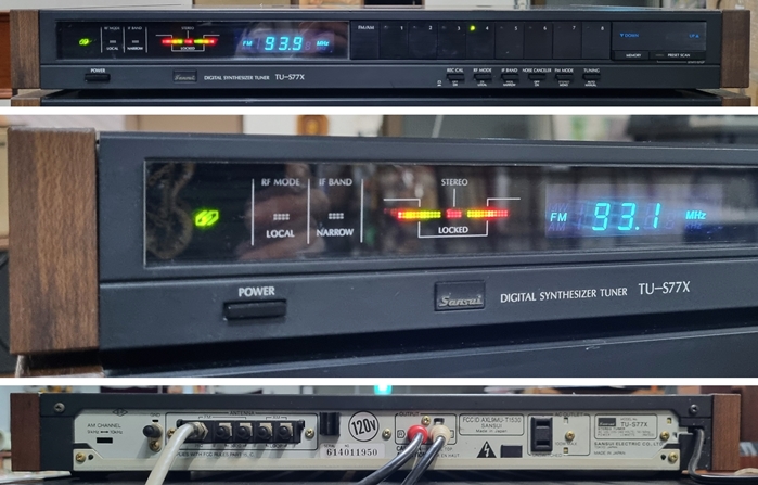 산수이 TU-S77X  / 파이오니아 F-445 / 켄우드 KT-592 