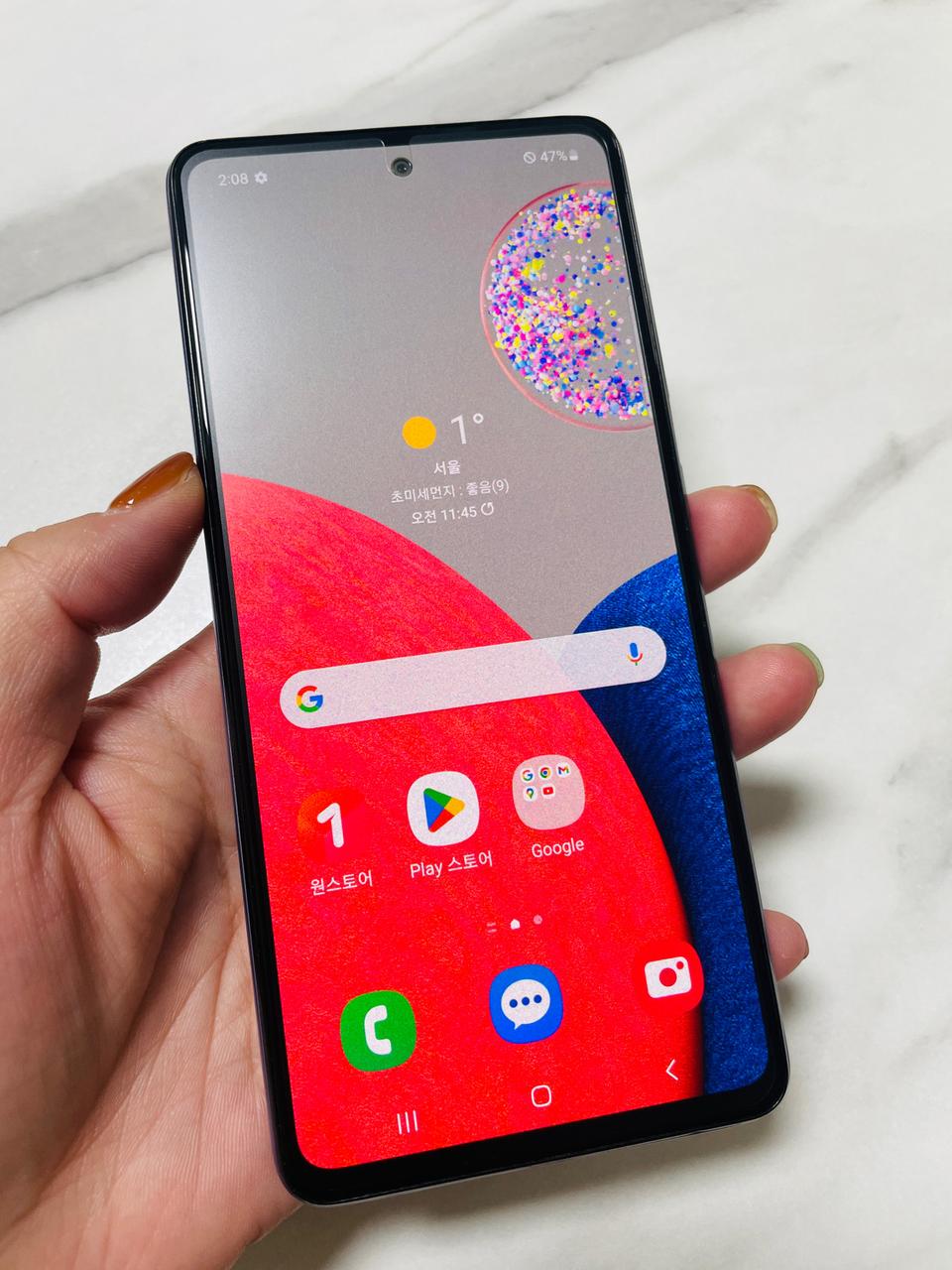 갤럭시 A528 바이올렛 128기가 판매합니다.