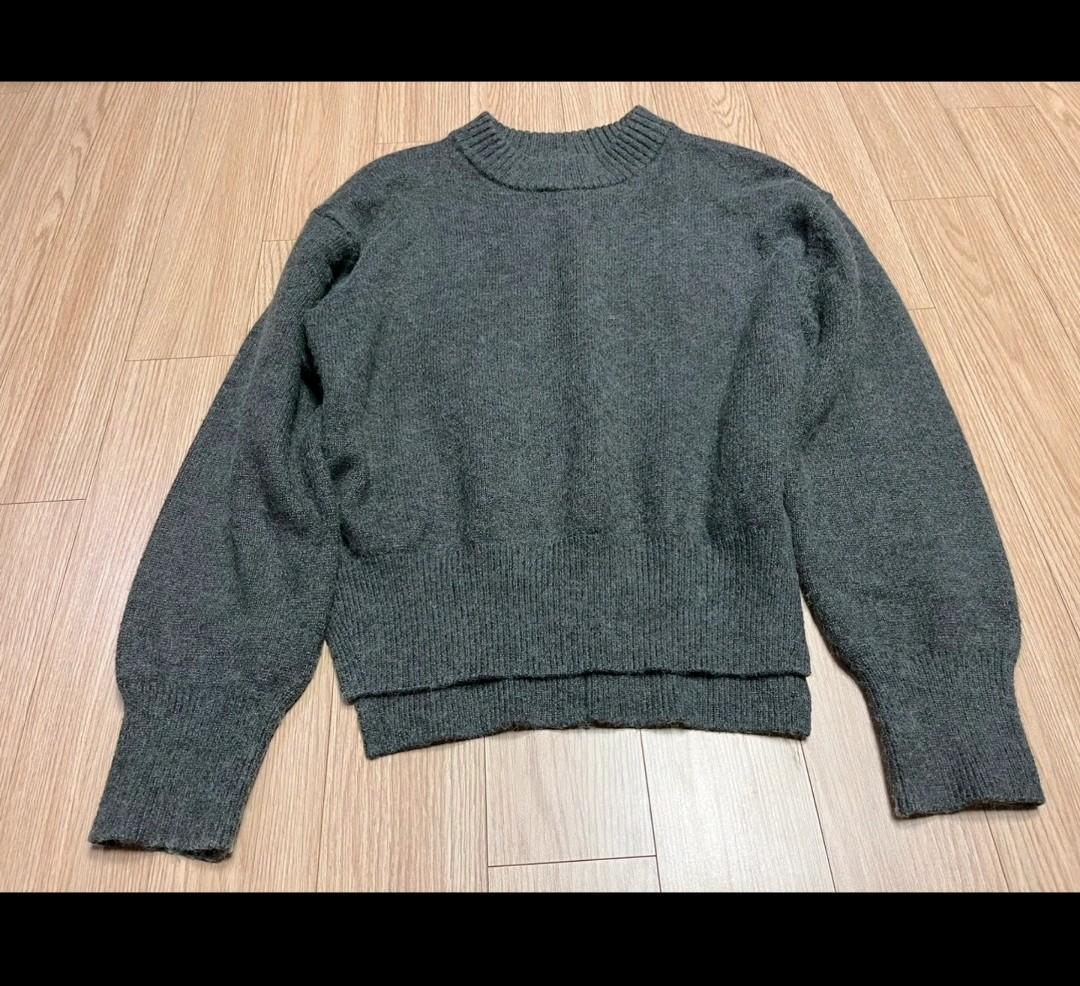 에잇세컨즈 차콜 니트