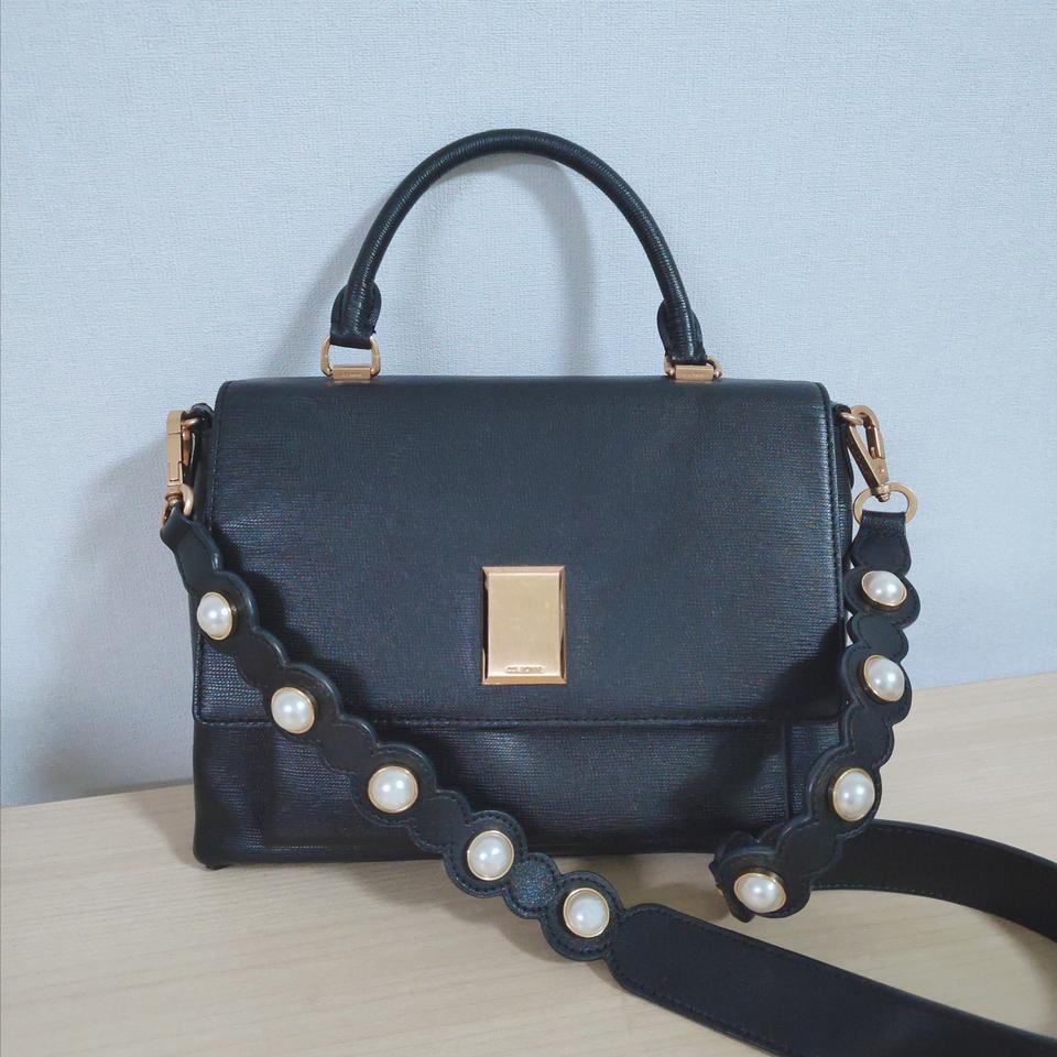 쿠론 가방 - 진주스트랩포함( 100% 정폼)