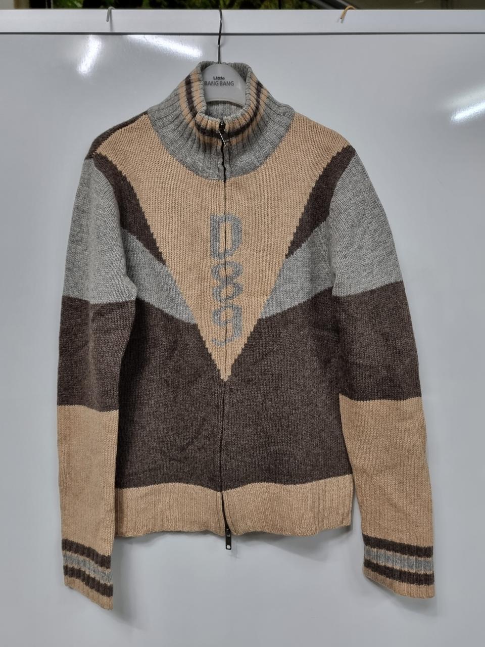 dkny 여성 지퍼 니트  이중지퍼 니트 점퍼