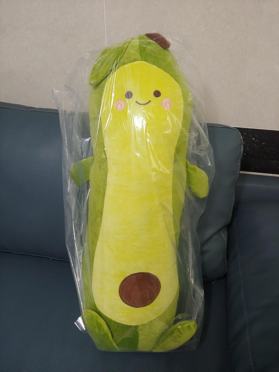 롱 아보카도 인형 대형 바디필로우 모찌인형 롱베개 70cm 새거 팔아요