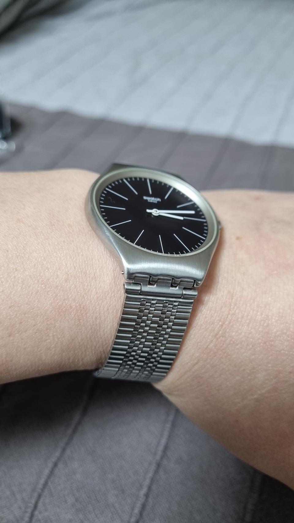 스와치 메탈시계