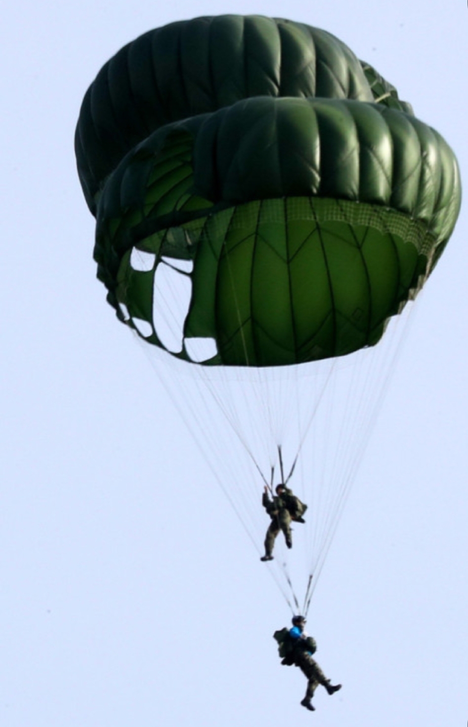 밀리터리 낙하산 천