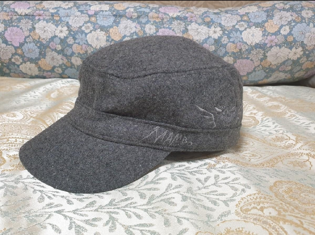 맘보(Mambo) 해골문양 밀리터리 모자(L) 56~58cm