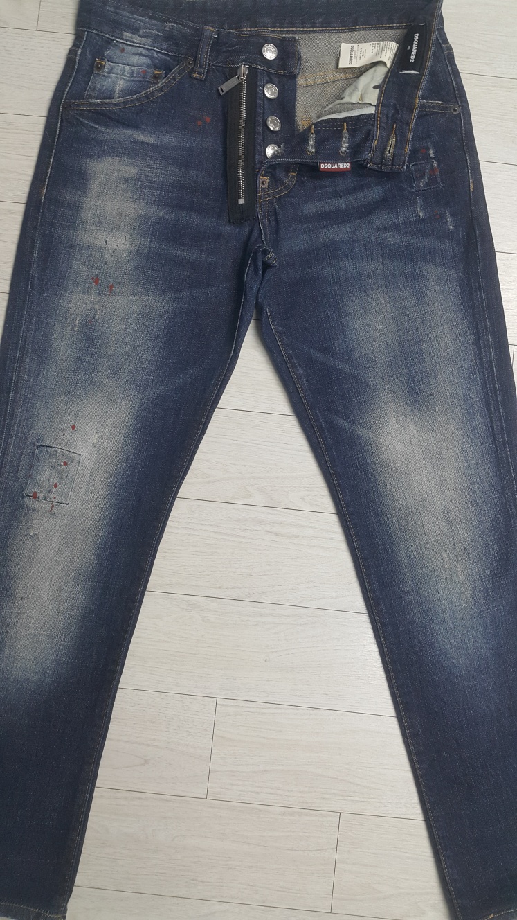 방패형패치 빈티지 사방스판진 30~31"(No.92)