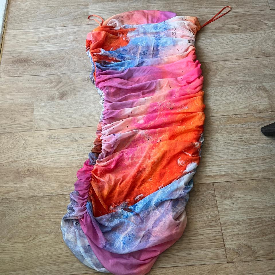 자라 셔링 휴양지 원피스 s사이즈