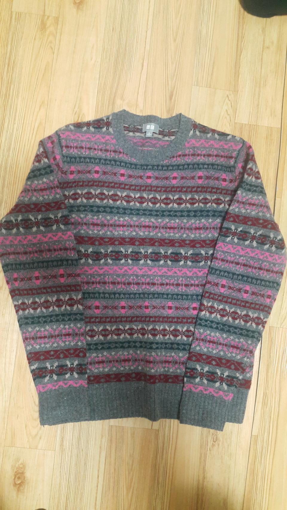 유니클로 페어아일 스웨터