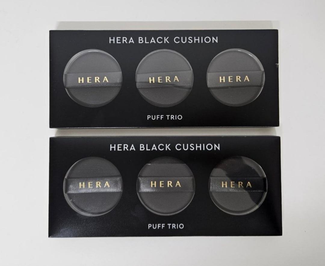 택포) 헤라 블랙쿠션 퍼프 3개입x2세트