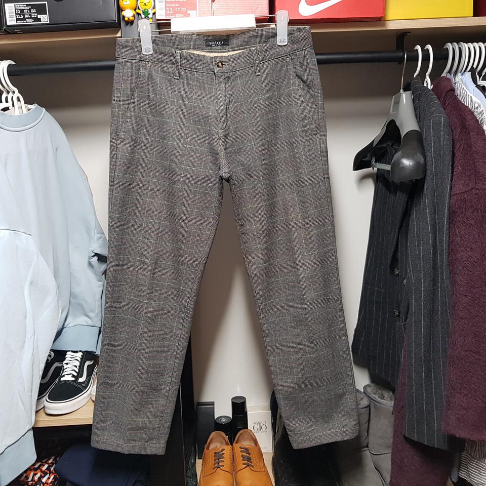 빠니깔레 이태리정품 타탄체크 남성크롭팬츠 32