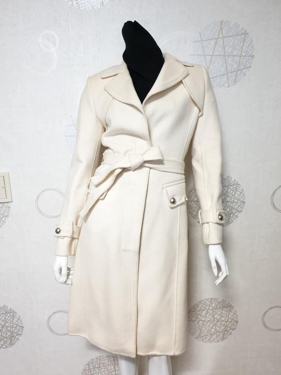 96NY 모직 롱 트렌치 코트