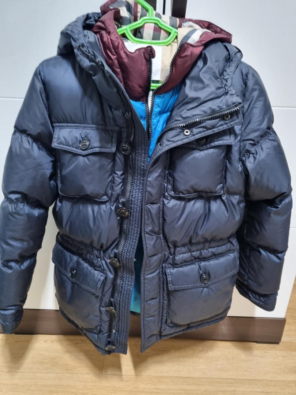 버버리 이중지퍼 패딩 (남녀공용)