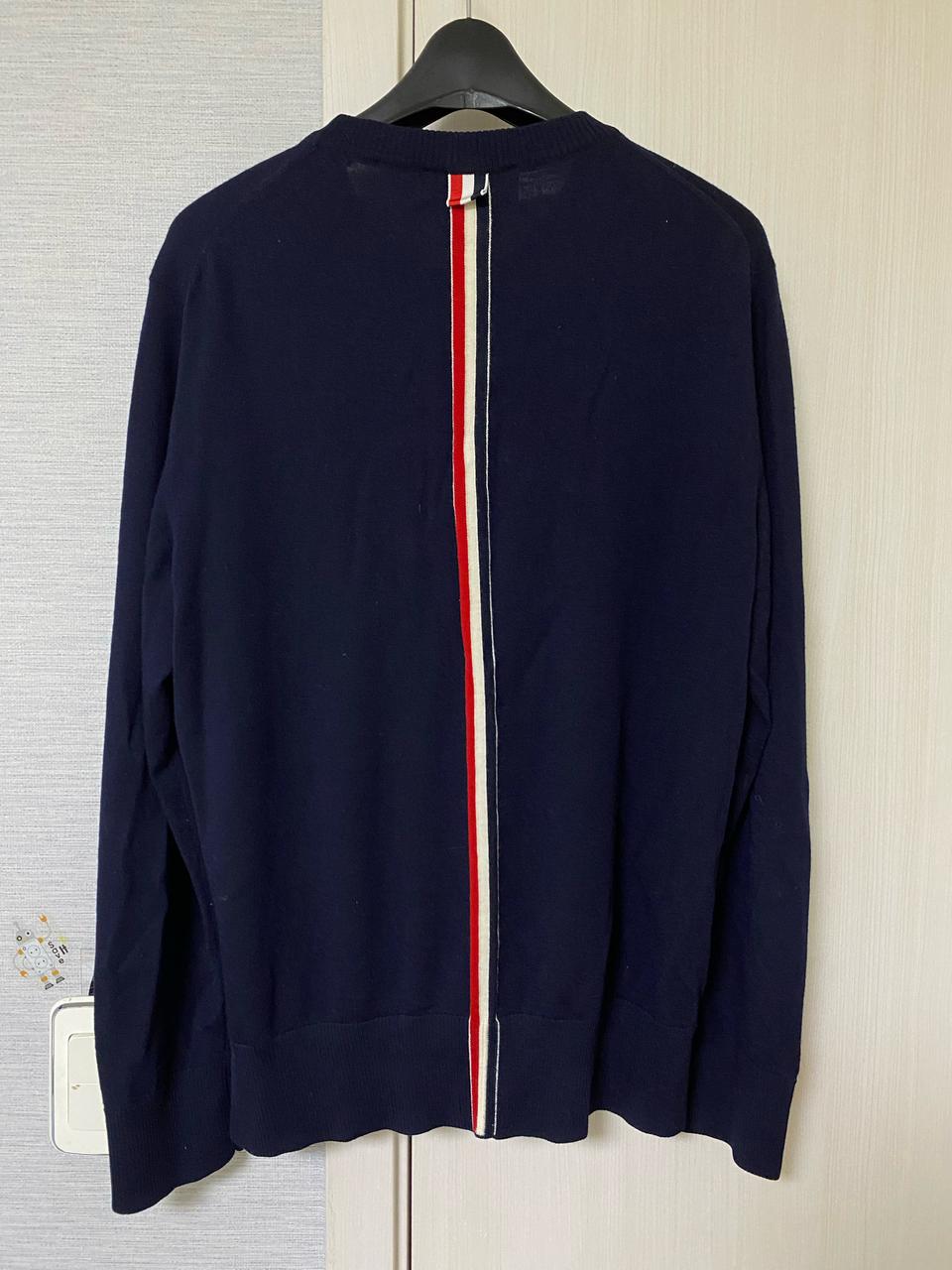 톰브라운 메리노 울 백삼선 니트 3사이즈