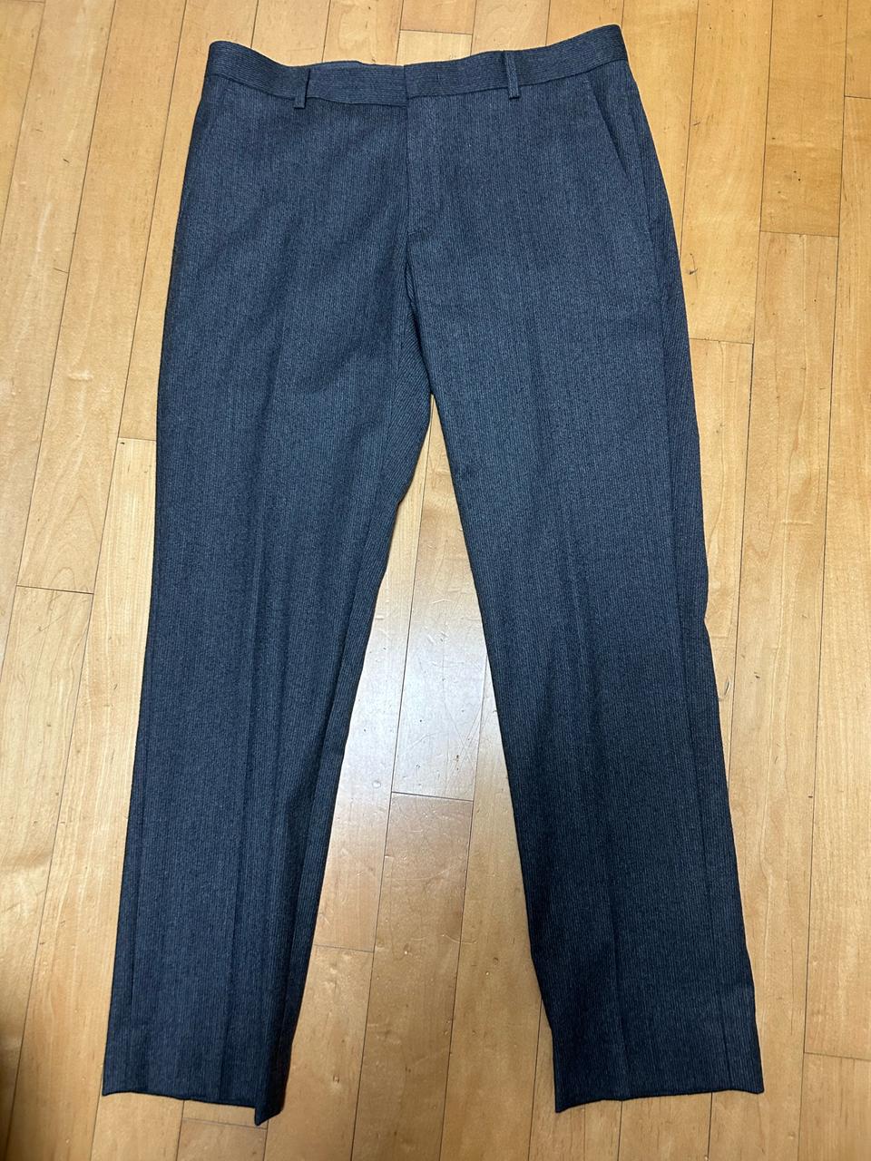 갤럭시 GX 울 캐시미어 멜란지 스트라이프 정장팬츠 판매합니다