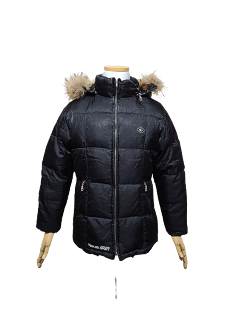 코오롱스포츠 정품 거위털 여성 겨울용 여자등산후드구스다운패딩점퍼90