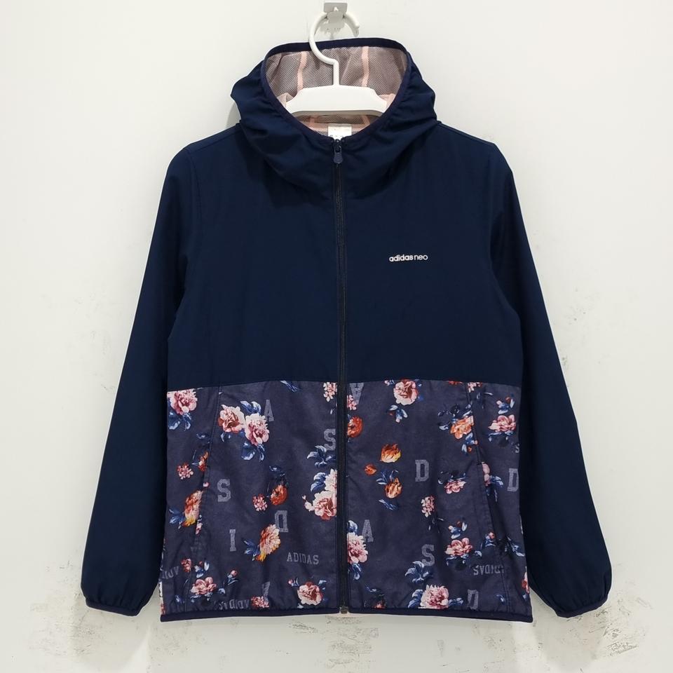 아디다스 여성 바람막이 후드집업 트레이닝복 자켓 점퍼 L~XL