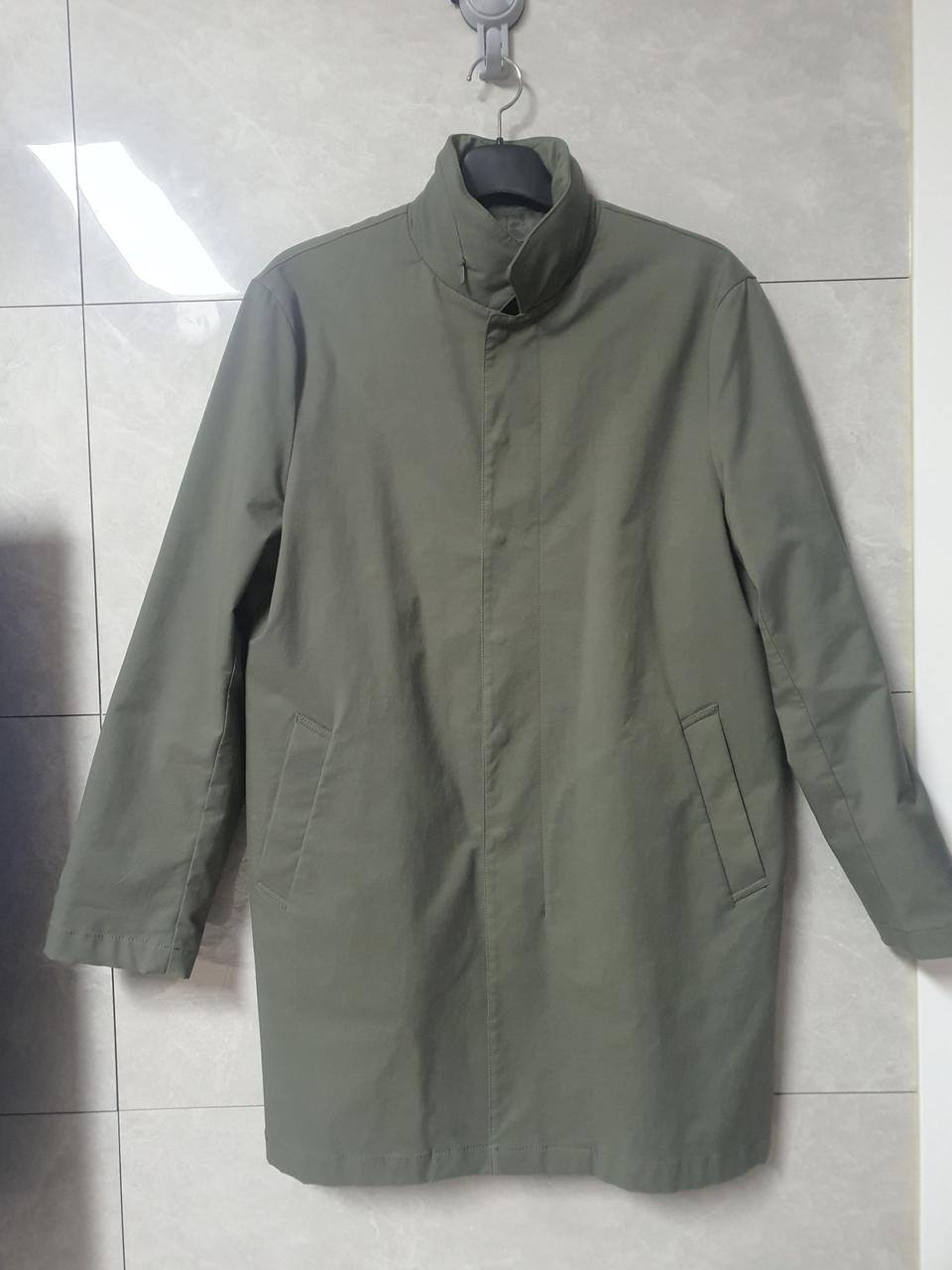 탑텐 트렌치코트 카키그레이 105