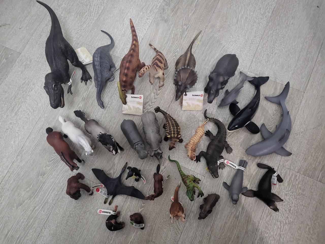 (이번주까지 10만) 슐라이히 동물 공룡 피규어 28종 일괄