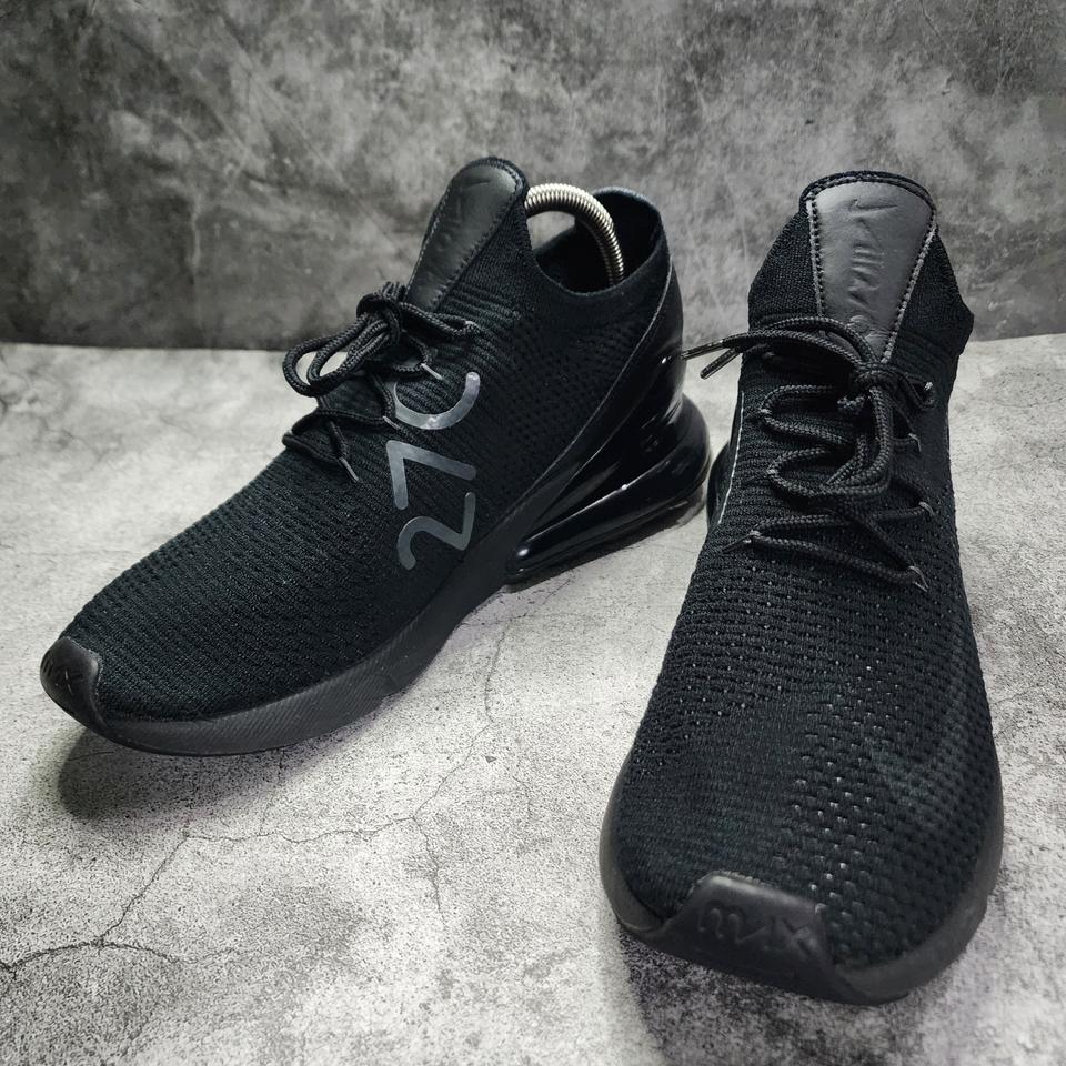 (정품)나이키 에어맥스270 플라이니트 트리플블랙 280