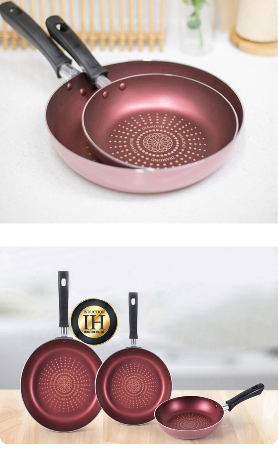 인덕션 후라이팬 3종 세트