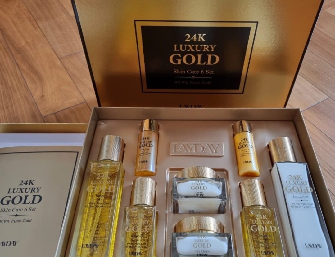 24k골드 화장품세트 여친 남친 부모님선물, 연말모임선물