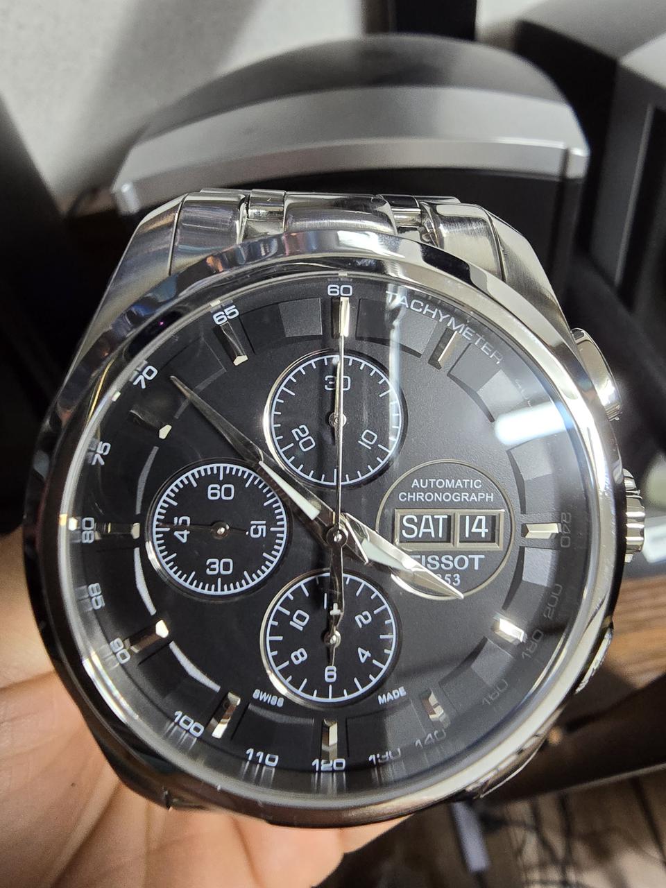 [판매] 티쏘 꾸뜨리에 벨쥬7750 오토매틱 정품풀셋(보증기간4월5일)