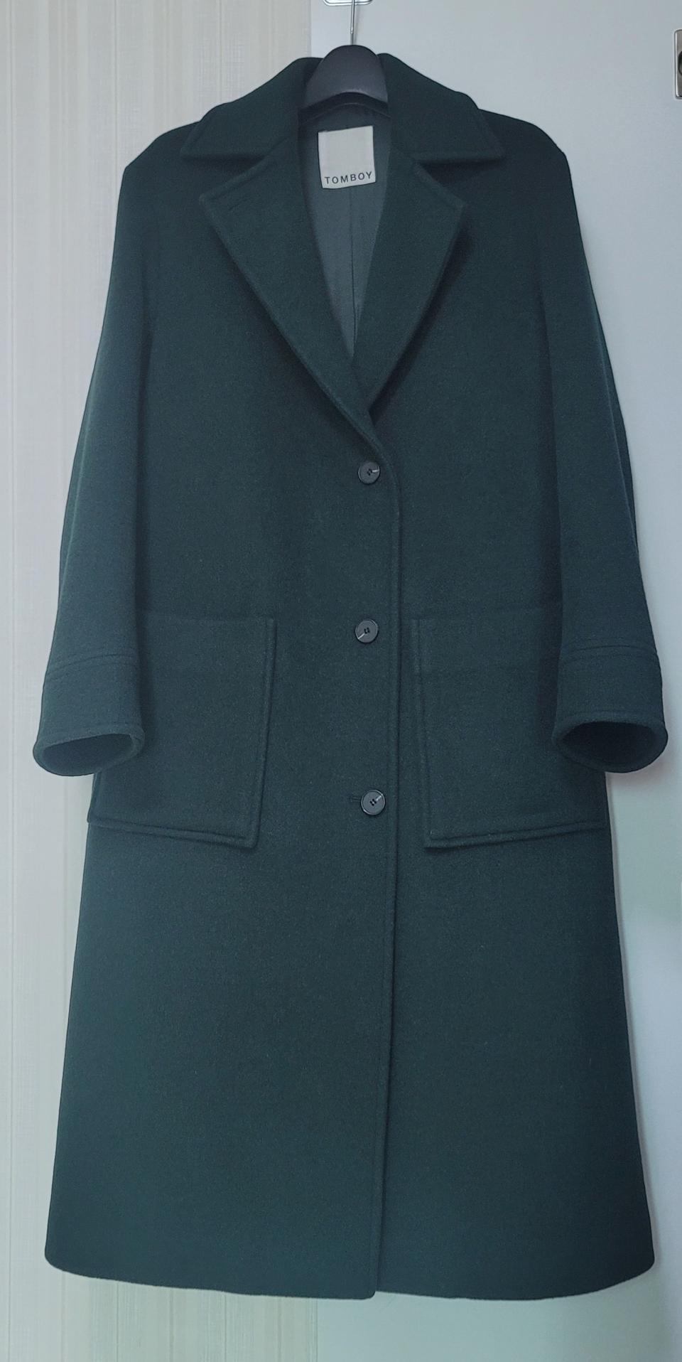 톰보이 모직 롱코트