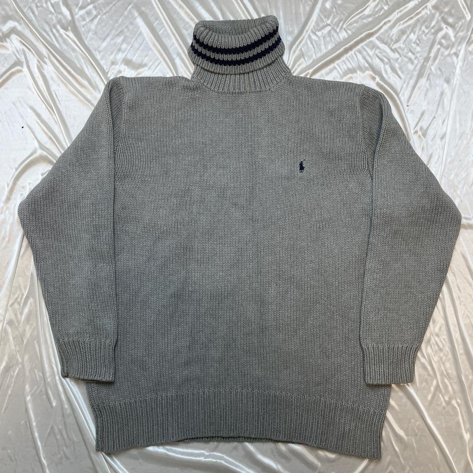 폴로 스포츠 목 폴라 니트