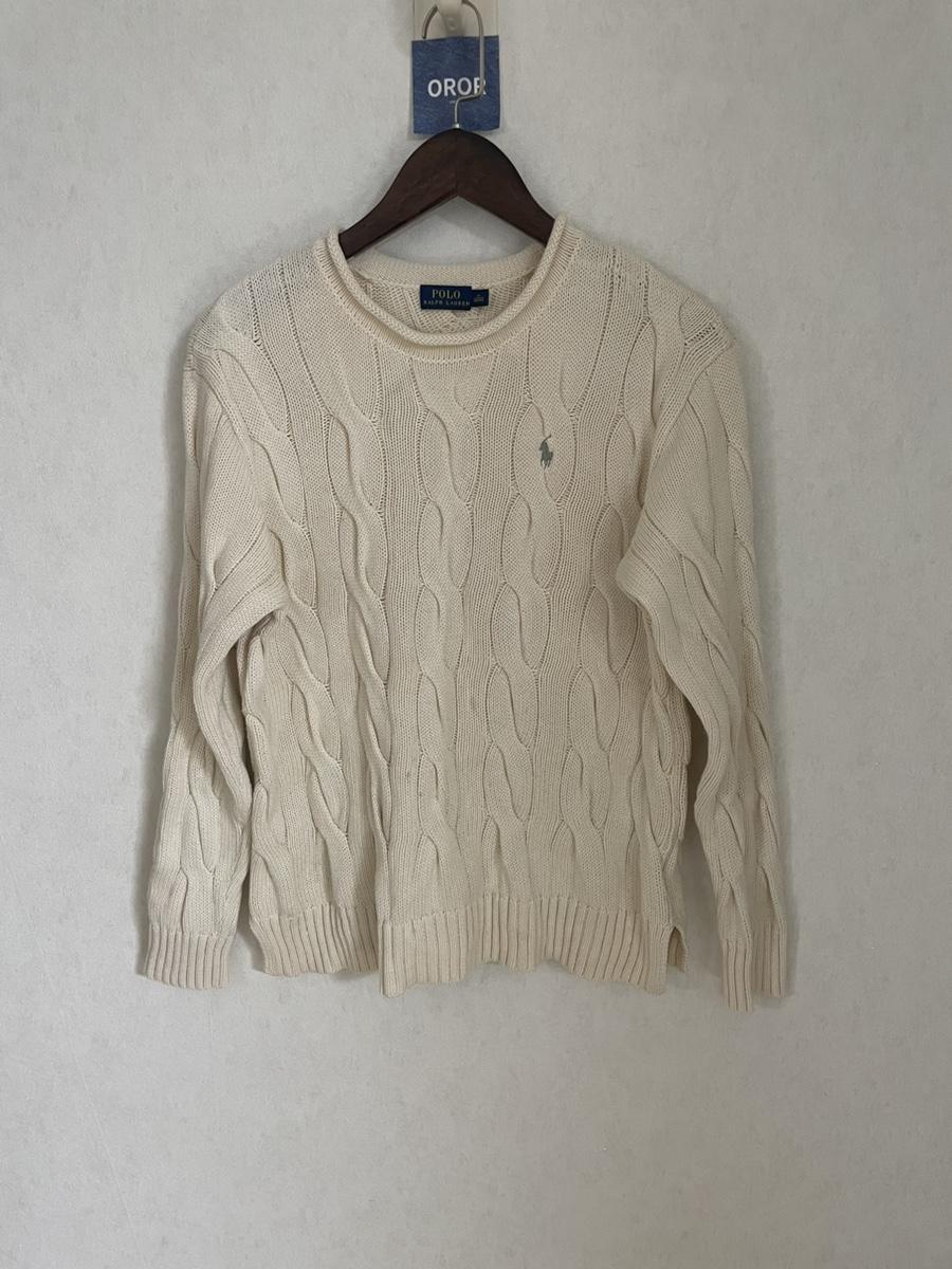 폴로랄프로렌 니트 베이지 M