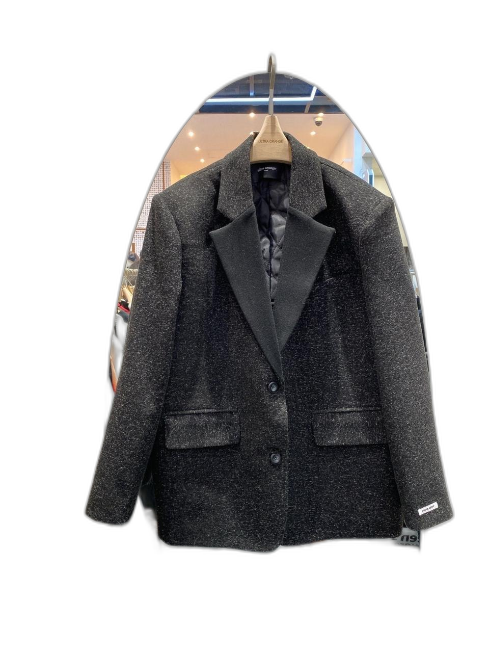 누빔 오버핏 자켓