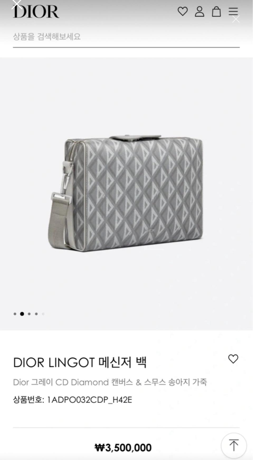 디올 LINGOT 메신저백