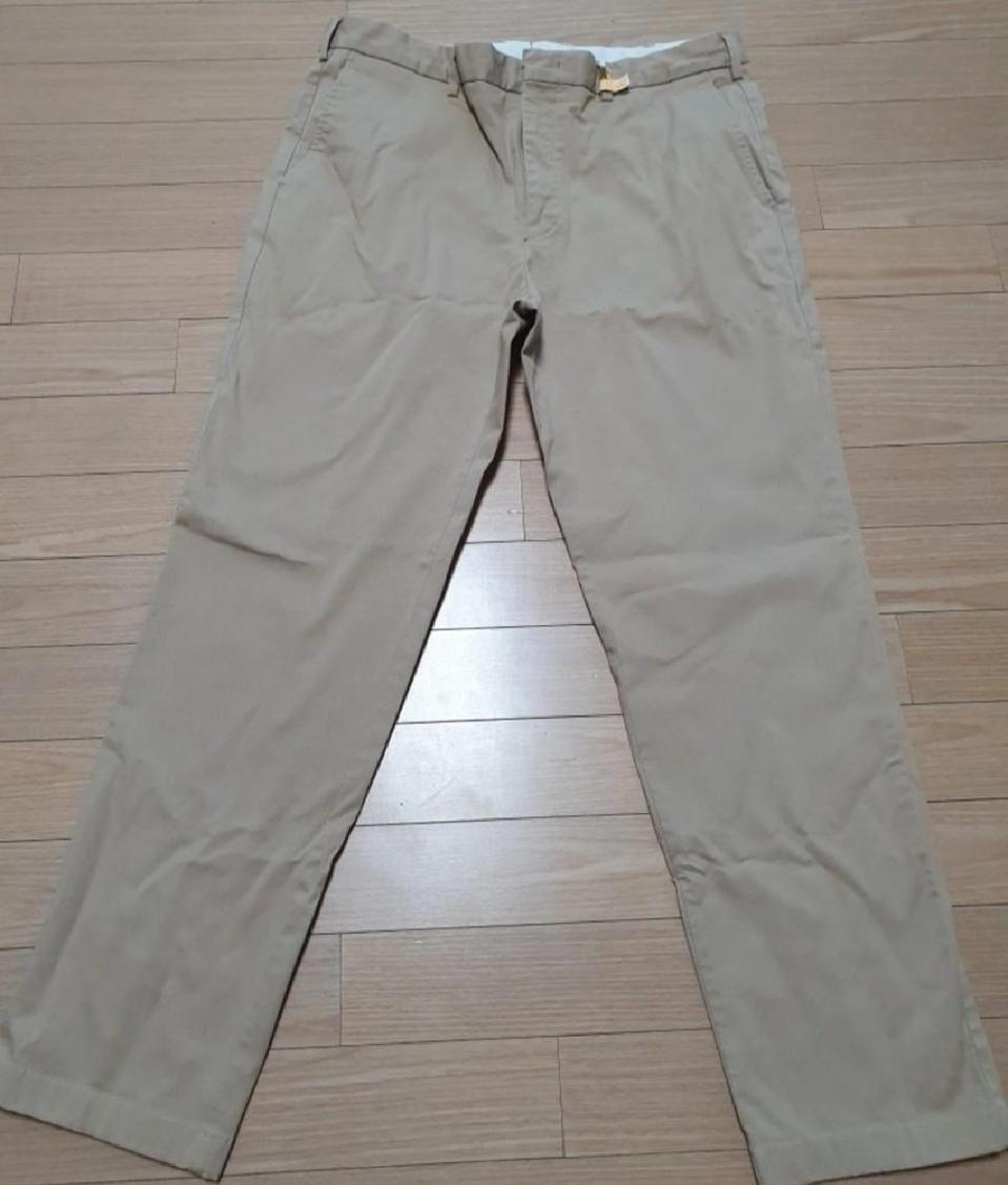 빨질레리 베이지색 면바지 34사이즈