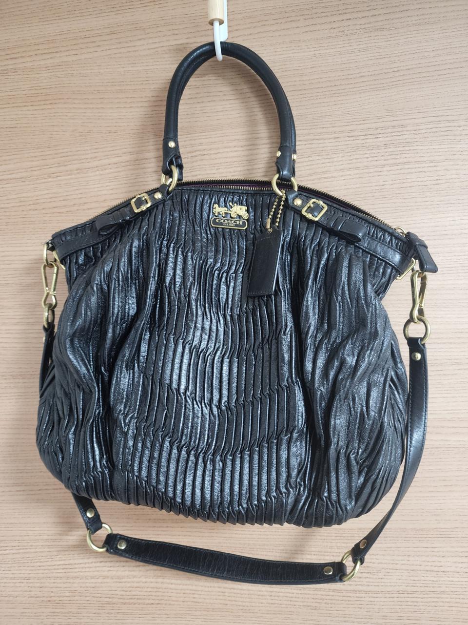 정품)코치가죽가방