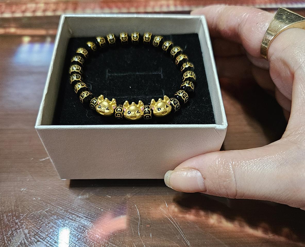 직접만든 순금염주