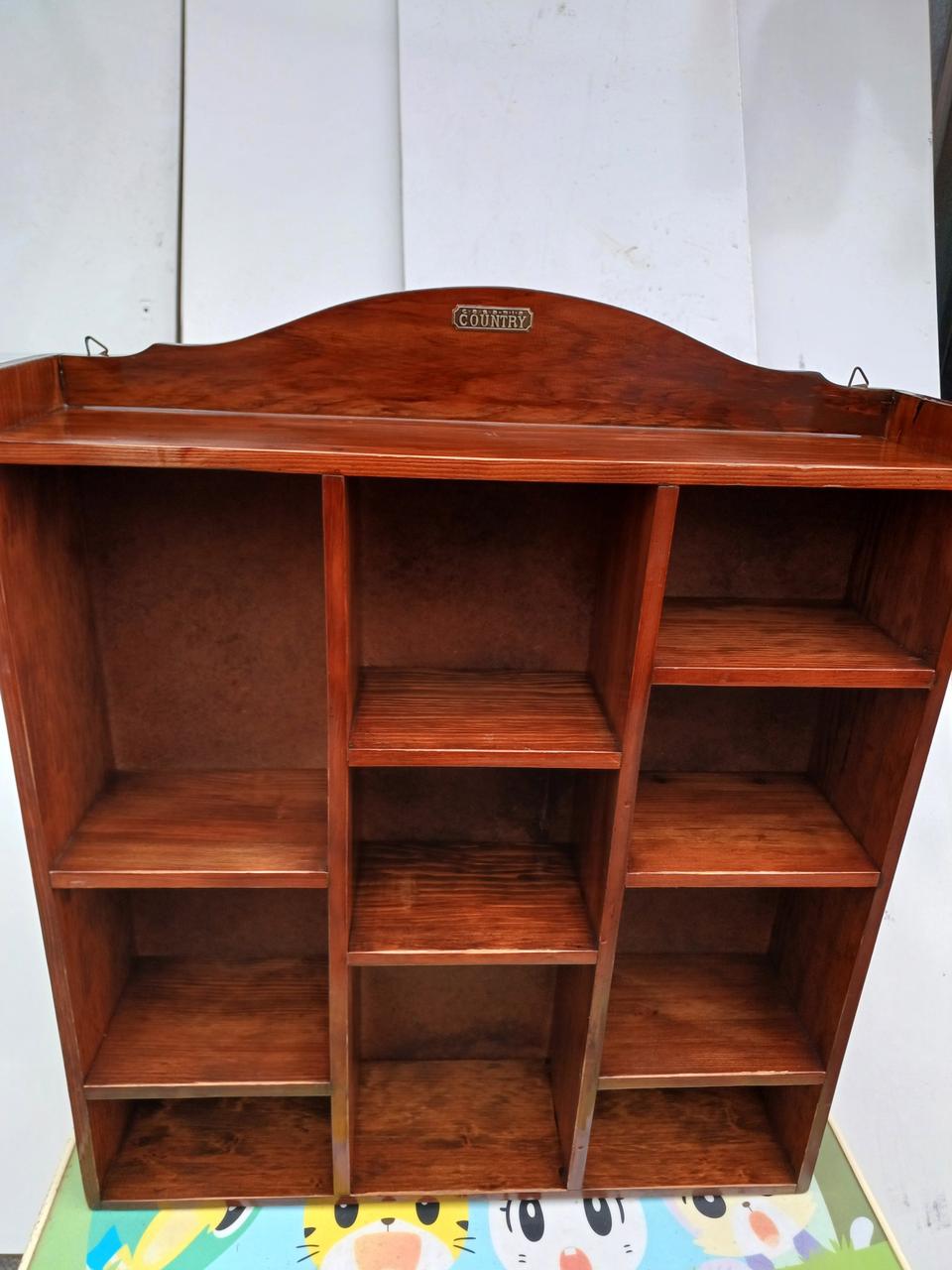 벽걸이. 원목선반 52.5. 12.  62센찌