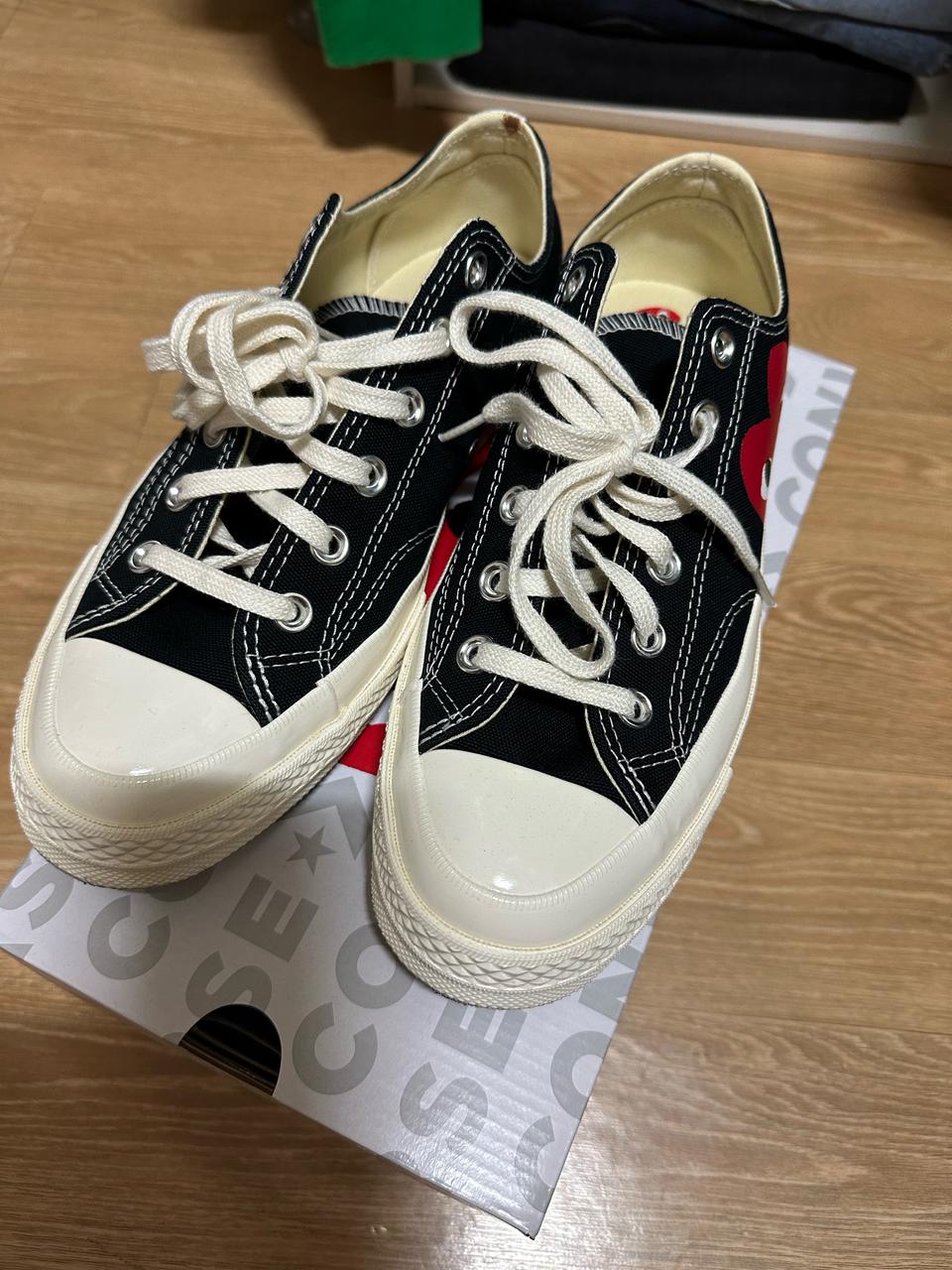 꼼데가르송 컨버스 7사이즈