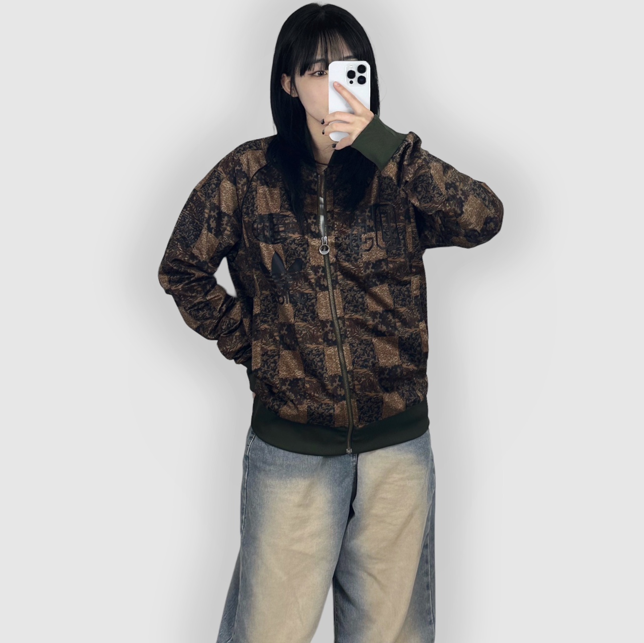 [중고] 아디다스 체커 트랙탑