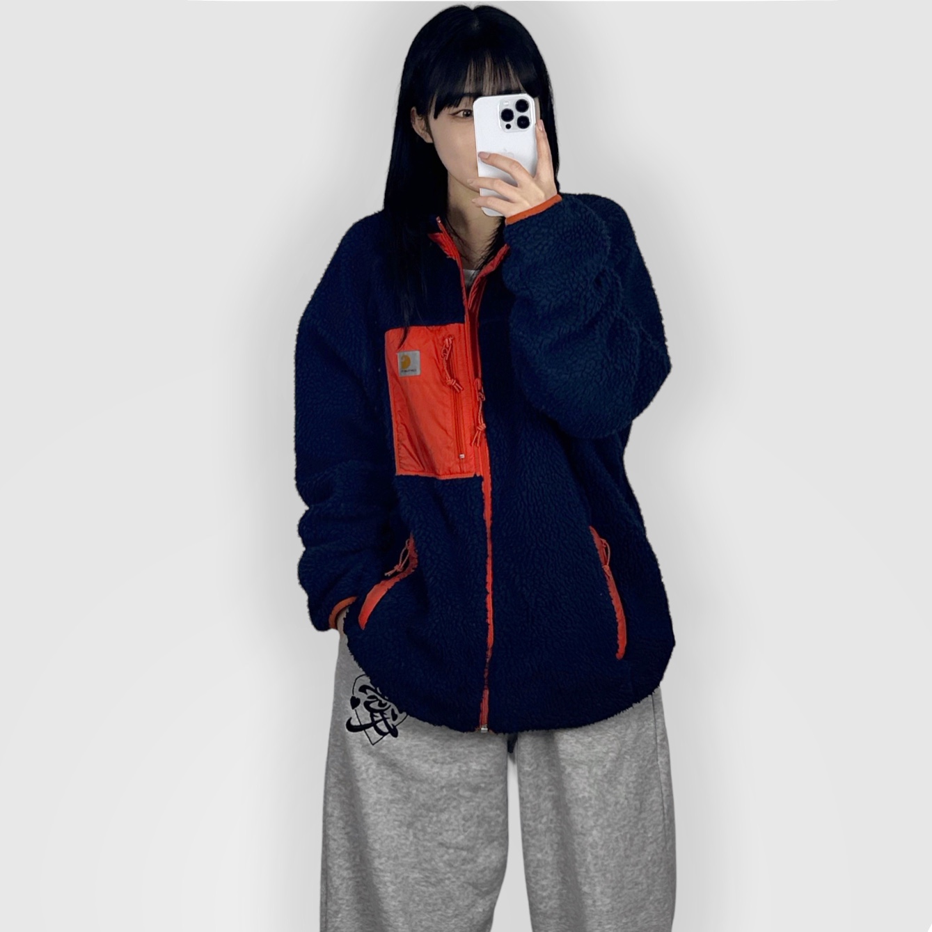 [중고] 칼하트 셰르파 뽀글이 후리스