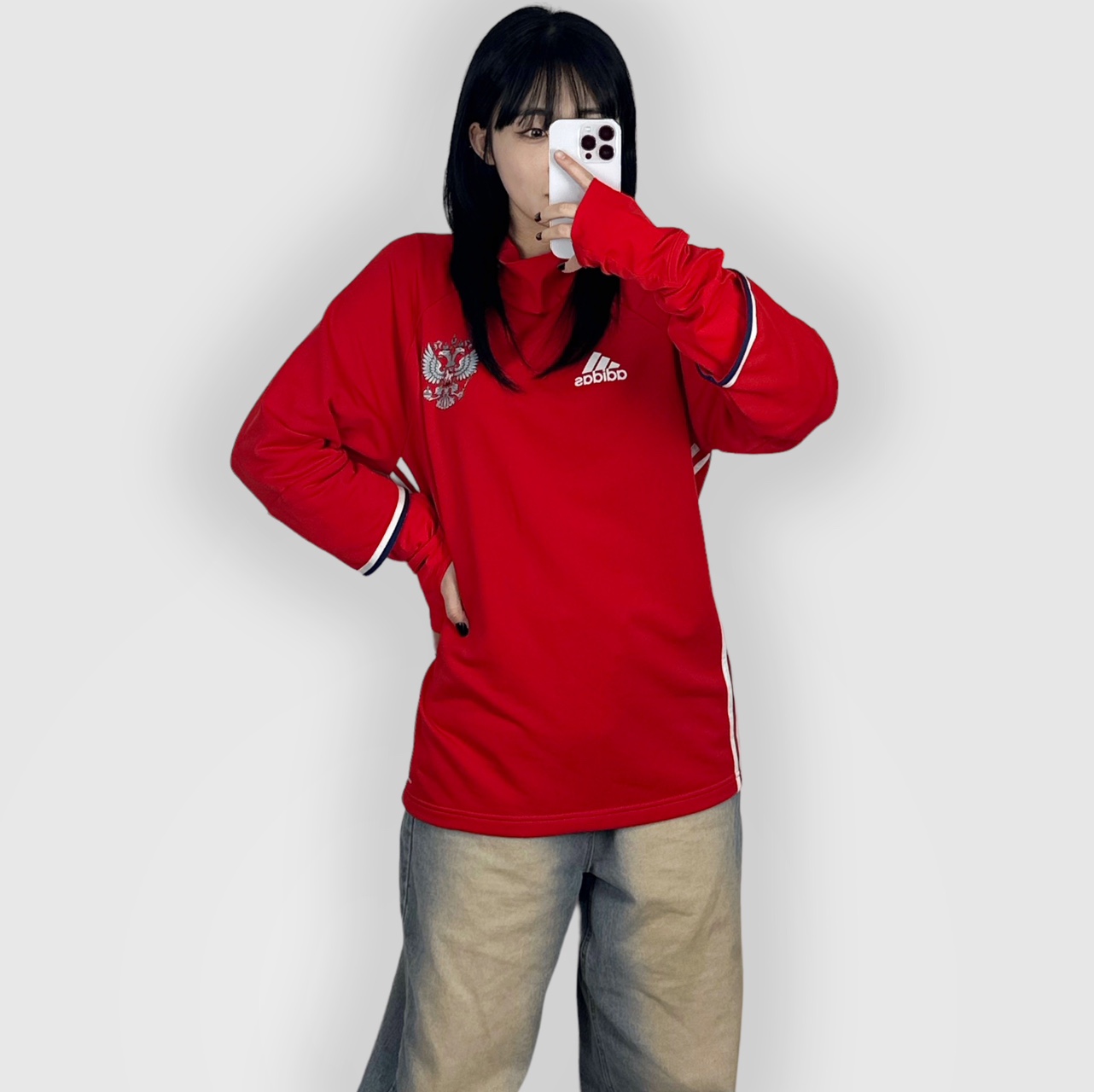 [중고] 아디다스 러시아 트레이닝탑