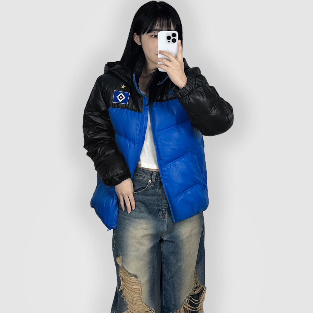 [중고] 아디다스 함부르크 패딩